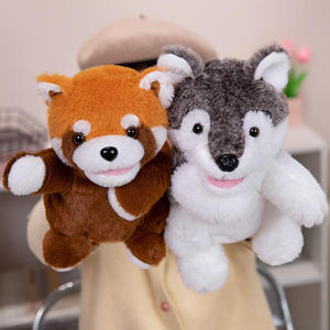 Títeres de Mano con Forma de Animales, Guantes con Boca Móvil, Muñecos Interactivos de Peluche, Juguetes con Apertura de Boca Manual, Regalo para Festivales - Product Image 4