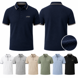 Playeras Polo de Hombre al por Mayor, Algodón Piqué Premium, Manga Corta, Cuello con Ribete en Contraste, Venta al por Mayor, Logotipo Personalizado - Product Image 3