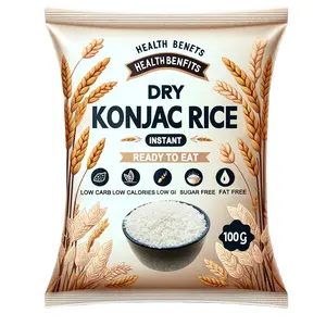 Healthy Instant Dried Shirataki Rice Low GI Fat Free Sugar Free