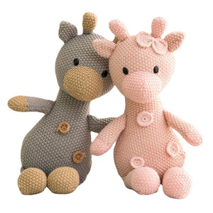 Creative Unisex Knitted Bunny Doll Lovely Soft <strong>Plush</strong> <strong>Crochet</strong> Rabbit Toy with PP Filling Customizable ODM - Product Image 5