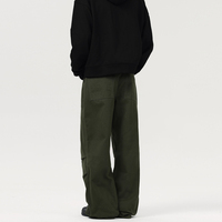 2026 Unisex Cargo-Hosen Hochwertige Großhandelsware Individuelle Farben Lose Mittlere Taille Fallschirm-Baggy-Hosen Gerade für Männer und Jungen