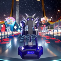 Simulateur VR 9D 360° en acier pour parcs d'aventure, centres commerciaux et usage éducatif, 1 joueur