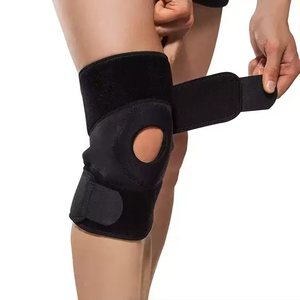 Genouillères ajustables en néoprène pour le sport, bande élastique unisexe pour le fitness, bande de protection respirante et support - Product Image 4