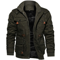 Veste de pilote personnalisée en velours côtelé imperméable, respirante, réversible, écologique, avec fermeture éclair, grande taille pour hommes