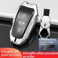 Coque de protection pour clé de voiture intelligente en métal pour Peugeot 308 408 508 2008 3008 4008 5008 Citroen C4 C4L C6 C3-XR Picasso DS3 DS4 DS5