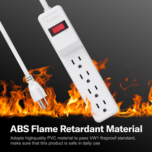 वाणिज्यिक उपयोग के लिए पावर बार <span class=keywords><strong>14</strong></span> गेज 4 आउटलेट 6 फीट सीधे प्लग पावर स्ट्रिप एडेल मानक इलेक्ट्रिक सॉकेट एक्सटेंशन - Product Image 4