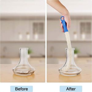 Wholesale 16.7" Bendable Long Foam <b>Brush</b> Eco-Friendly Plastic Cleaning Tool for Hookahs Vases Decanters & Wine <b>Bottles</b> - Product Image 6