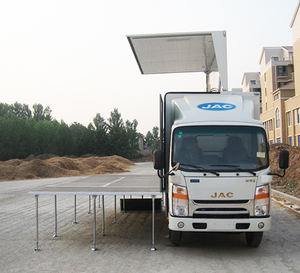 Podium de scène extérieur avec lumières et son, <span class=keywords><strong>camion</strong></span> de scène pour concert - Product Image 4