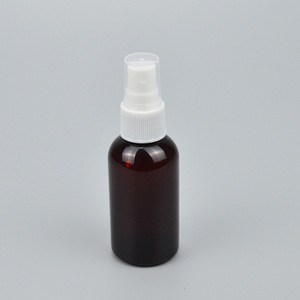 Amber Plastic Spray <b>Bottle</b> 60ml Pump Sprayer Portable <b>Light</b> Proof <b>For</b> Personal Care Household Packaging - Product Image 2