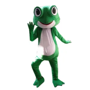 绿色青蛙吉祥物服装/定制吉祥物/服装