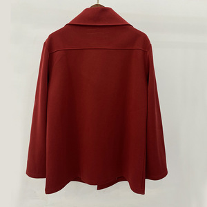 Abrigo de Gabardina Cruzada Retro para Hombre, Cuello Camisero, Chaqueta Casual de Invierno, Largo Regular - Product Image 3