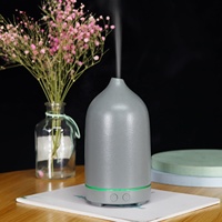 Humidificateur ultrasonique led noir et blanc air aromathérapie huile essentielle pierre électrique arôme céramique diffuseurs