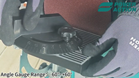 Ponceuse à bande et à disque Power Action BDS375 375W, disque de 150 mm, machine à poncer de table pour le bois, le métal, le polissage et le meulage