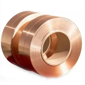 tira de bobina de cobre vermelho de alta pureza tira de cobre metálico tira bimetálica de alumínio cobre