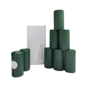 Custom Eco Friendly <b>Compostable</b> Biodegradable Pet Dog Waste Poop <b>Bags</b> on Roll - Product Image 1