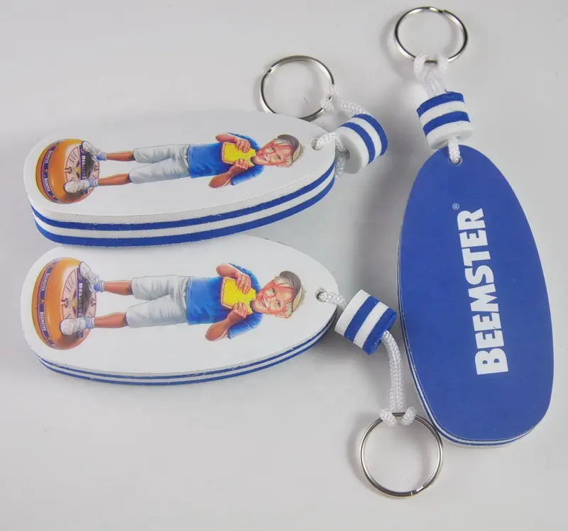 Aanpassen Zeilboot Eva Foam Drijvende Sleutelhanger Voor Promotie Gift, Giveaway Drijvende Boot Sleutelhanger Float Sleutelhouder