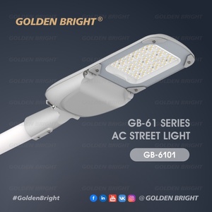 Lámpara LED de Calle de Alta Potencia AC, 60W, Diseño de Ala de Murciélago, Distribución de Luz Dorada Brillante - Product Image 4