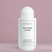 Lotion Tonique Lactée de Luxe au Céramide Marque Privée Han Linger 200ml – Spray Hydratant Anti-Âge pour le Visage et Soin de la Peau