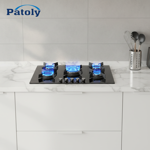 เตาแก๊ส 5 หัวเตา รุ่นใหม่ <span class=keywords><strong>ขาย</strong></span>ส่ง กระจกนิรภัยคุณภาพสูง ใช้ได้กับแก๊ส LPG และ NG เหมาะสำหรับการทำอาหารและอบขนมที่บ้าน - Product Image 1