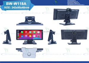 เครื่องเล่นมัลติมีเดียหน้าจอสัมผัสขนาด 10.26 นิ้ว รองรับ Carplay และ Android Auto ความละเอียดหน้าจอ 2K/4K บันทึกภาพหน้ารถ 2K/4K และบันทึกภาพหลังรถ 1080P พร้อมบันทึกแบบวนซ้ำ - Product Image 5