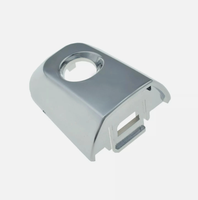 Poignée de porte extérieure avant droite chromée avec trou pour clé pour Mitsubishi L200 2005-2015, remplace OEM 5716A066 5716A040XA