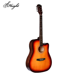 Vente en gros de guitare acoustique de 41 pouces avec bois de tilleul massif Instruments à cordes du fabricant Guitare acoustique OEM - Product Image 6
