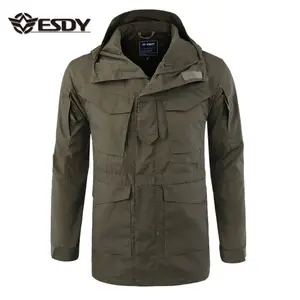 Esdy jaqueta tática masculina, corta-vento, caça, combate, caminhadas, esqui, inverno