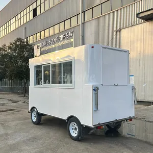 Carrito de Comida Móvil Estándar Europeo para Desayunos, Café, Camping, Hamburguesas y Snacks - Product Image 6
