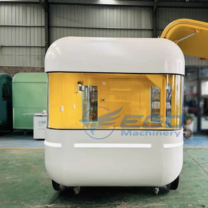 Custom Detachable Metal Candy Cart Mobile Food Cart Charcuterie Cart LED Logo Electric Drive Double Sinks Hot/Cold Water <b>Taps</b> - Product Image 4
