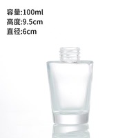 Bouteille vide en verre pour diffuseur à bâtonnets de 100 ml, 200 ml, 500 ml, 1000 ml avec bouchon, pour parfum d'ambiance, huile essentielle, aromathérapie