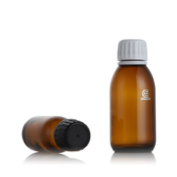 Vente flash : flacon en verre ambré de 60 ml et 120 ml, emballage de qualité supérieure, couleur personnalisée, flacon de toner pour potion