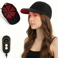 Gorro de Terapia de Luz Roja de 850nm con 148 LED y Fuente de Alimentación de 75w para Alivio del Dolor de Cabeza