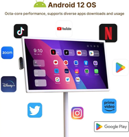 Televisor Portátil Inteligente Android de 21.5 Pulgadas, Pantalla Táctil Digital, Pequeño y Mini, el Más Popular