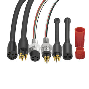 Unterwasser-Mikro-Rundsteckverbinder-Serie 2/3/4/5/6/8-polig, Stecker Buchse Inline-Kabel-Schott-Blindstecker für Unterwasser-ROV - Product Image 1
