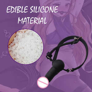 Juguete Sexual SEXBAY, Éxito de Ventas en Europa, Bola de Vómito de Silicona con Correa para la Cabeza y Consolador, Bondage SM para Lesbianas - Product Image 2