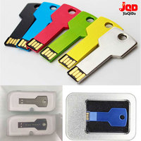 Clé USB en métal en forme de clé, directement de l'usine, avec logo personnalisé, étanche, interface USB 2.0 3.0 - Cadeaux promotionnels