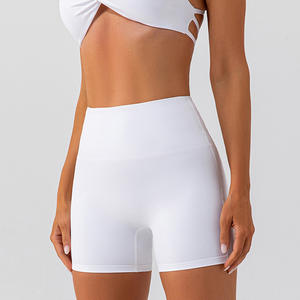 SHINBENE Pantaloncini Modellanti da <span class=keywords><strong>4</strong></span> Pollici per Donna, Vita Alta, Effetto Push-Up, per Yoga, Fitness e Ciclismo - Product Image 4