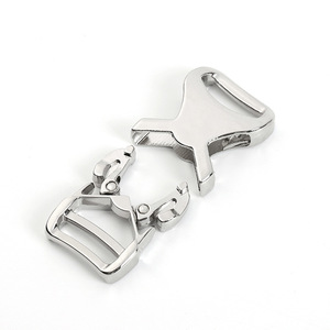 Side Release Buckle Zinc Alloy Silver Durable For Bags Adjustable <b>Webbing</b> Hardware Accessory - Product Image 3