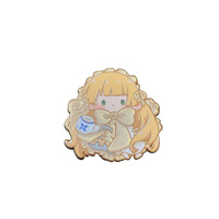 Badge personnalisé en métal créatif, motif Loutre marine flottante, pour revers de veste