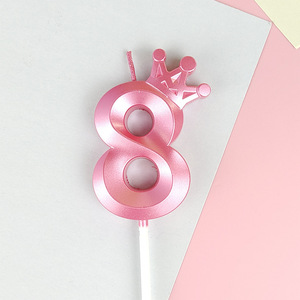 Coloré dorure diamant couronne <span class=keywords><strong>bougie</strong></span> numérique or argent <span class=keywords><strong>anniversaire</strong></span> <span class=keywords><strong>bougie</strong></span> vente chaude pour les fêtes pâques nouvel <span class=keywords><strong>an</strong></span> barres gâteau - Product Image 5
