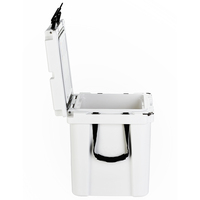 Glacière isotherme rotomoulée en PE de 33 QT, étanche, en plastique, pour la conservation des aliments et de la bière en extérieur, maintien de la glace pendant 5 jours