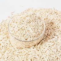 Litière pour chat en tofu, prix usine, 1,5 mm, 1,8 mm, 2,0 mm, 100 % écologique, biodégradable, naturelle, jetable aux toilettes, sable pur original