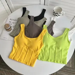 Brallete reggiseno per il sonno delle donne Wireless sports comfort back-folding seamless chest wrap Fixed Cup tube top bra