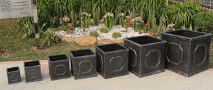 Grande <span class=keywords><strong>Fioriera</strong></span> da Giardino Chelsea in Finta Fibra di Piombo e Argilla Cementizia per Esterni - Product Image 5