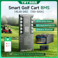 Sistema de Gestión de Baterías (BMS) TDT Active Balance 4S-24S 12-72V 100-300A LiFePO4 PCBA WiFi CAN RS485 con Sensor de Temperatura NTC para Carritos de Golf, Vehículos Eléctricos y Baterías de Litio OEM