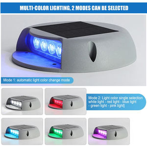 Lampe solaire à marche-pied Mingye, blanc chaud, étanche, LED solaire, éclairage extérieur pour allée avec détecteur de mouvement - Product Image 3