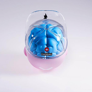 Figurine de collection <span class=keywords><strong>anime</strong></span> en PVC personnalisée en gros, modèle mythique en vinyle, 10 pouces, crâne transparent, jouet cérébral pour décoration de bureau - Product Image 3