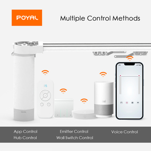 Fournisseur de gros Rail de guidage de rideau en aluminium télécommandé pour bricolage Rail de rideau flexible électrique intelligent pour rideaux d'intérieur - Product Image 4