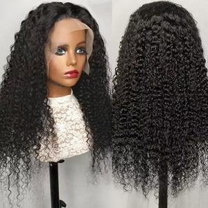 Perruque Lace Front en Cheveux Humains Vierges Remy, Densité 200%, Cheveux Longs, Ondulation Profonde Lâche Bouclée Cambodgienne, 13*4/13*6 HD pour Machine à Perruques - Product Image 4