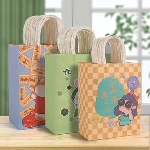 Sacs en papier écologiques personnalisés avec logo imprimé, vente en gros, sacs en papier kraft de haute qualité avec votre propre logo - Product Image 6